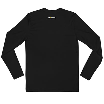 Men's Long Sleeve Fitted Crew