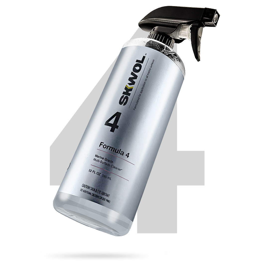 SKWOL™ Boat Stain Remover eliminates tough stains, algae, and waterline discoloration on fiberglass, gelcoat, and marine surfaces.